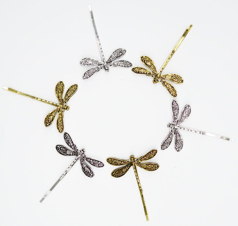 Wholesale Vintage Dragonfly Alloy Hair Clips